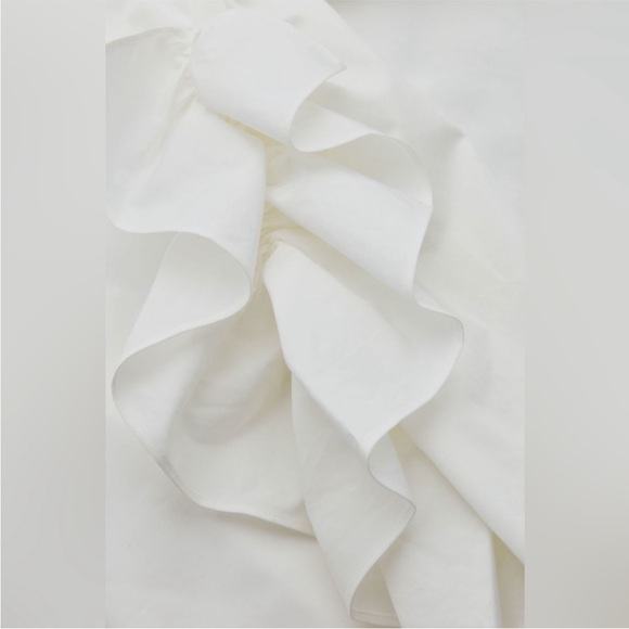 COS White Ruffle Sleeve Mini Dress - Picture 5 of 10